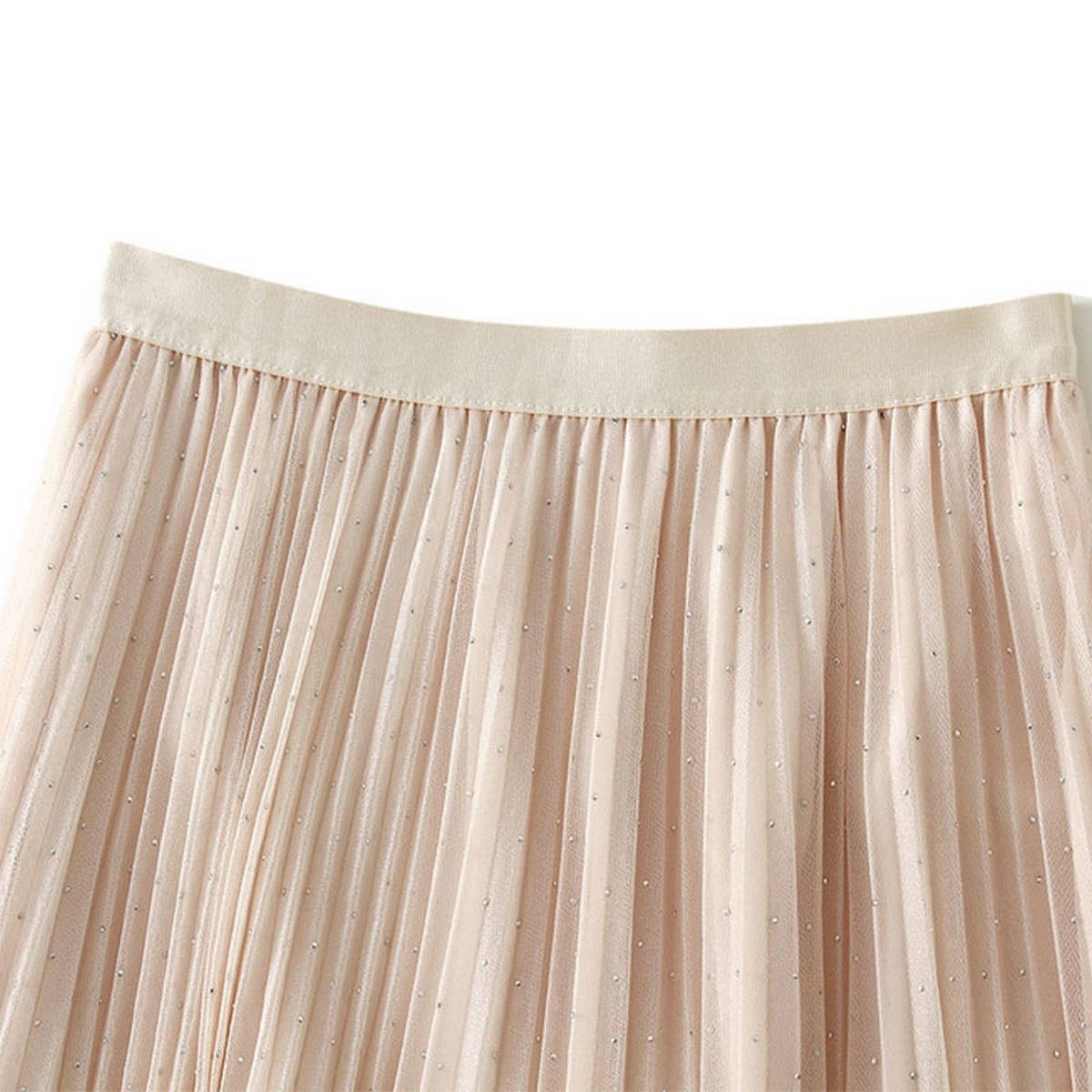 MESH SKIRT ALINE PLEATEDSKIRT MIDLENGTH TULLESKIRT