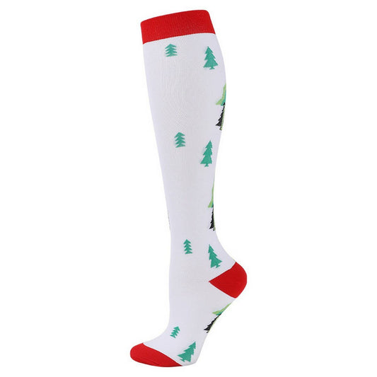 WOMEN'S CHRISTMAS COMPRESSION SOCKS SPORTS