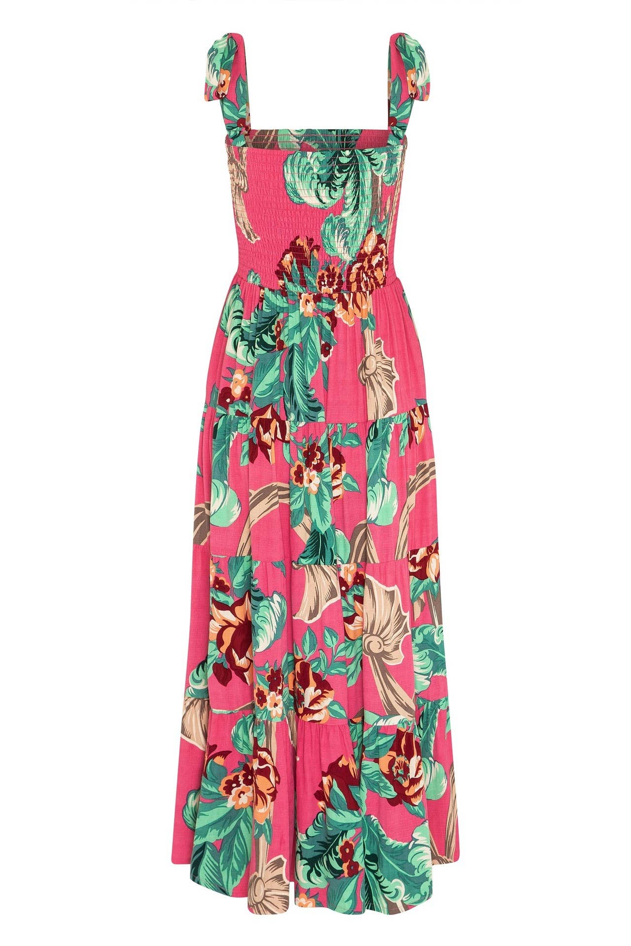 Casual holiday halter strap print long dress