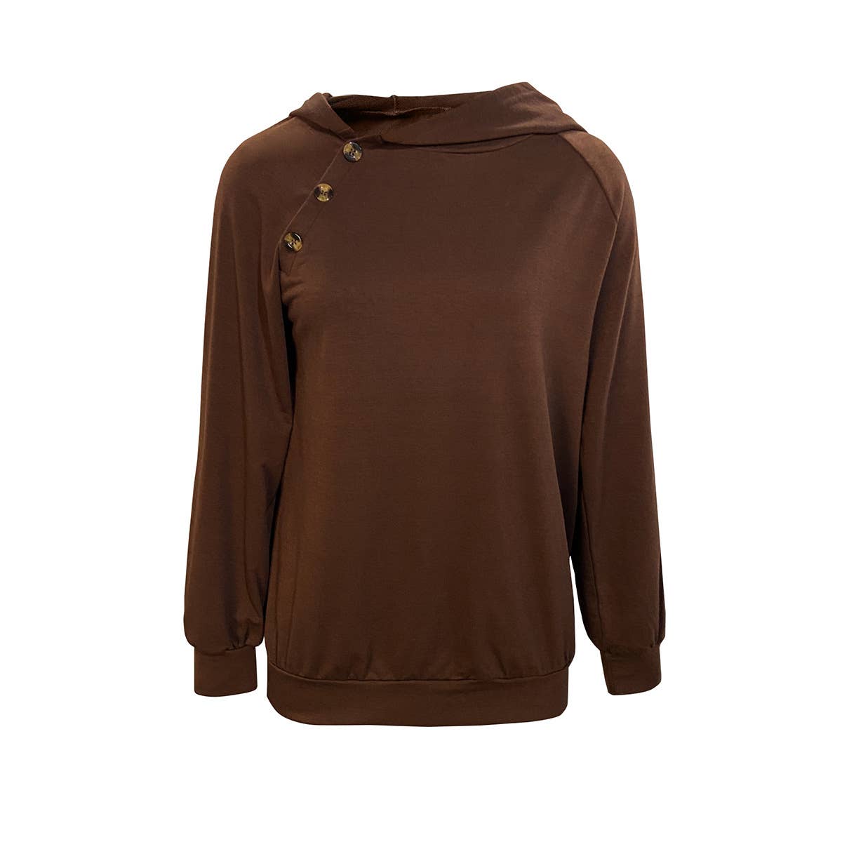 HOODIE WITH LONG SLEEVES AND BUCKLES