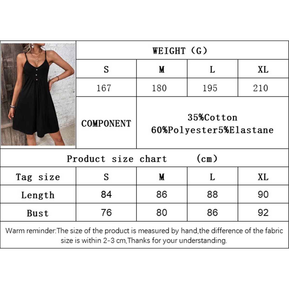 Knit deep V-neck waist solid color halter dress