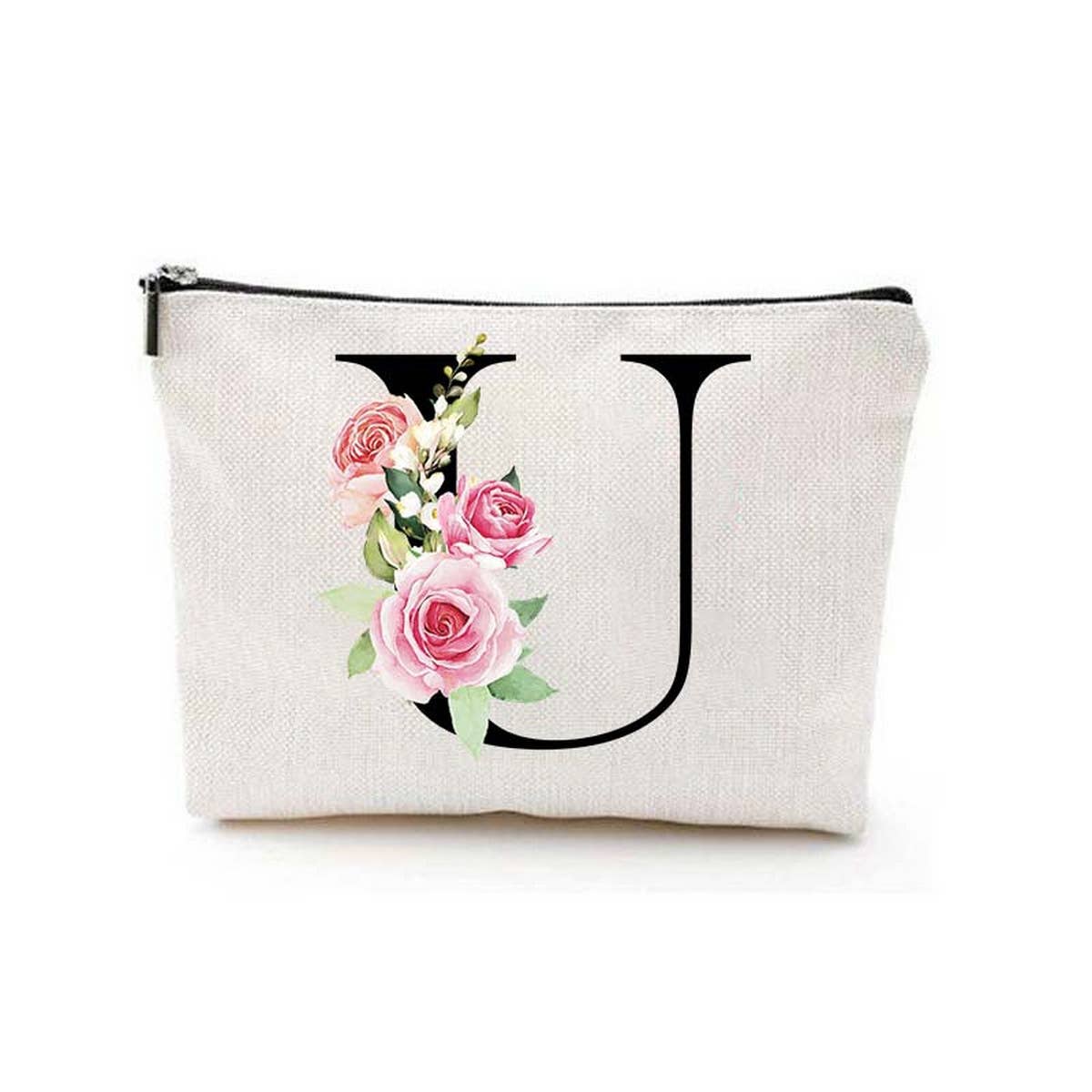 SIMPLE DOUBLE-SIDED PRINTED ZIPPER COSMETIC BAG_CWAB2251