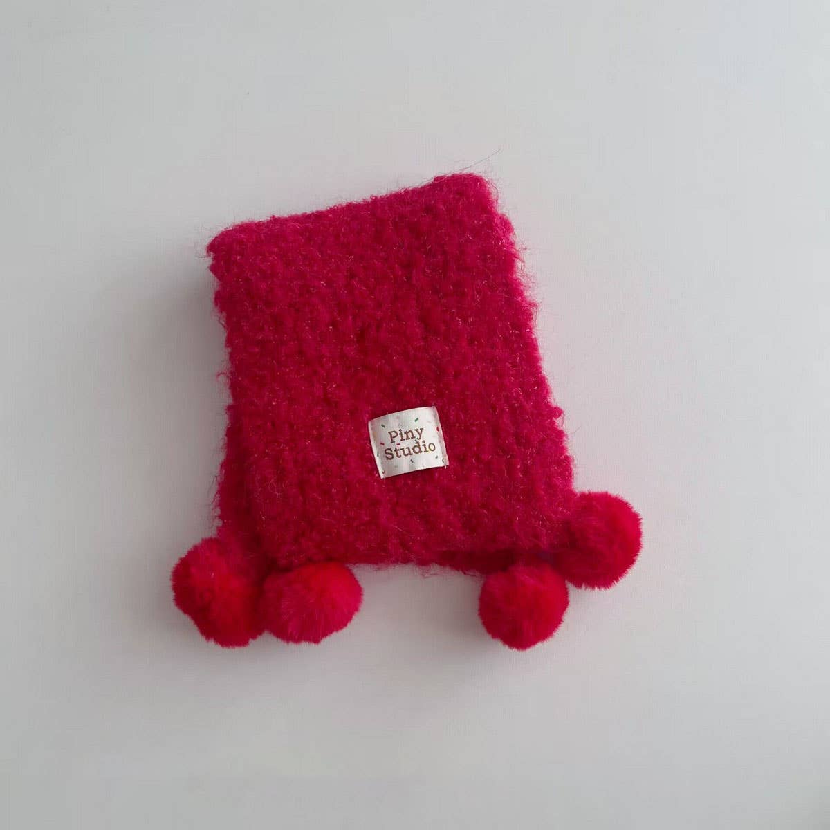 Cute Pom Pom Knit Scarf ?Neck Warmer for Kids