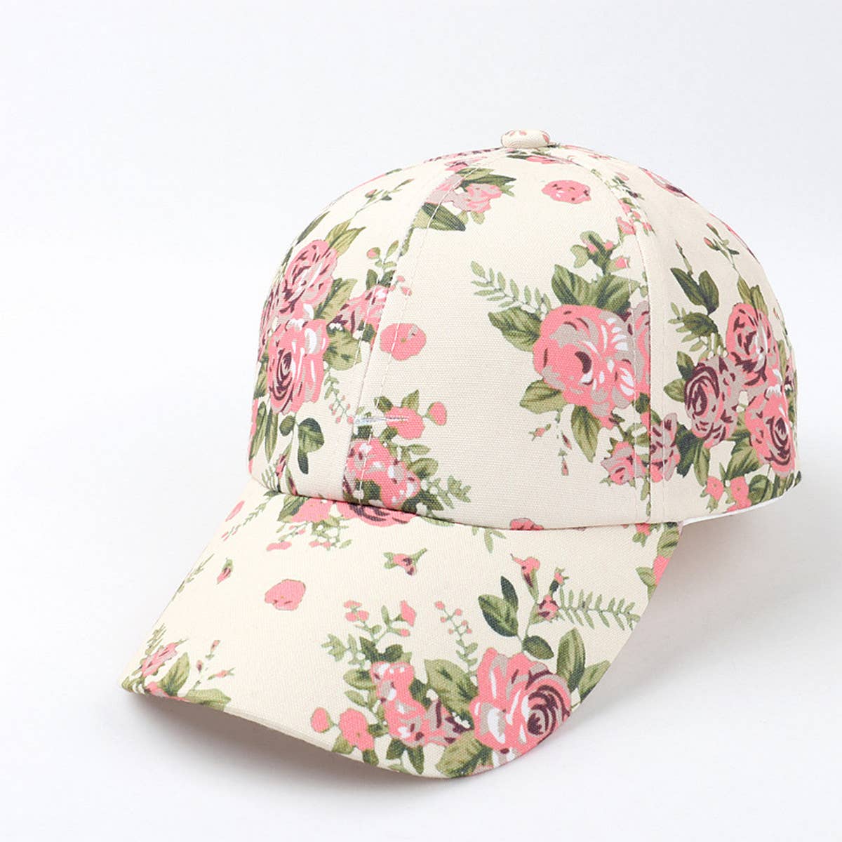 Floral Baseball Cap - Women's Boho Print CWAH1143