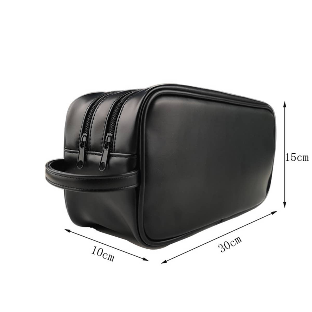 PORTABLE PU LEATHER STORAGE COSMETIC BAG_CWAB0579