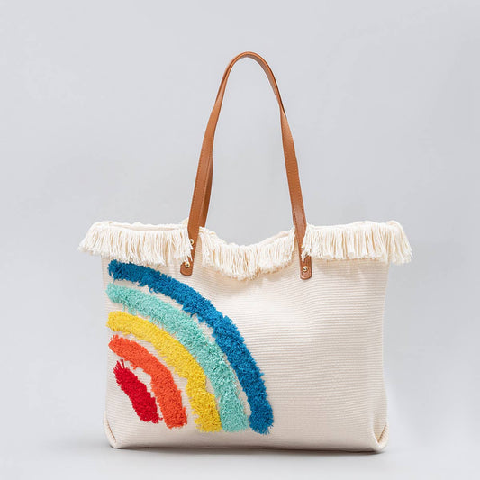 WOMEN RAINBOW HAND SHOULDER BAG_CWAB1997