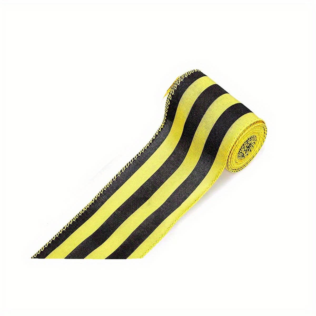 CWMM10225_BEE RIBBON SET 4 ROLLS PRINTED BURLAP DIY BOWS