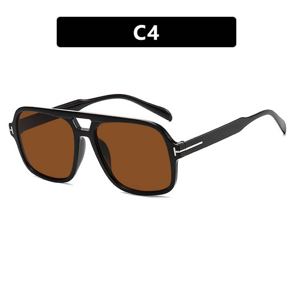 T-SHAPE DOUBLE BRIDGE SUNGLASSES