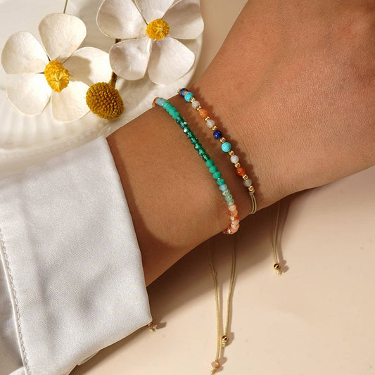 BOHEMIAN CRYSTAL ADJUSTABLE BRACELET_CWMM3880