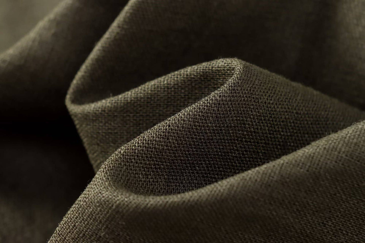 TEMPERAMENT LIGHT COOKED LINEN BLEND MIDI DRESS