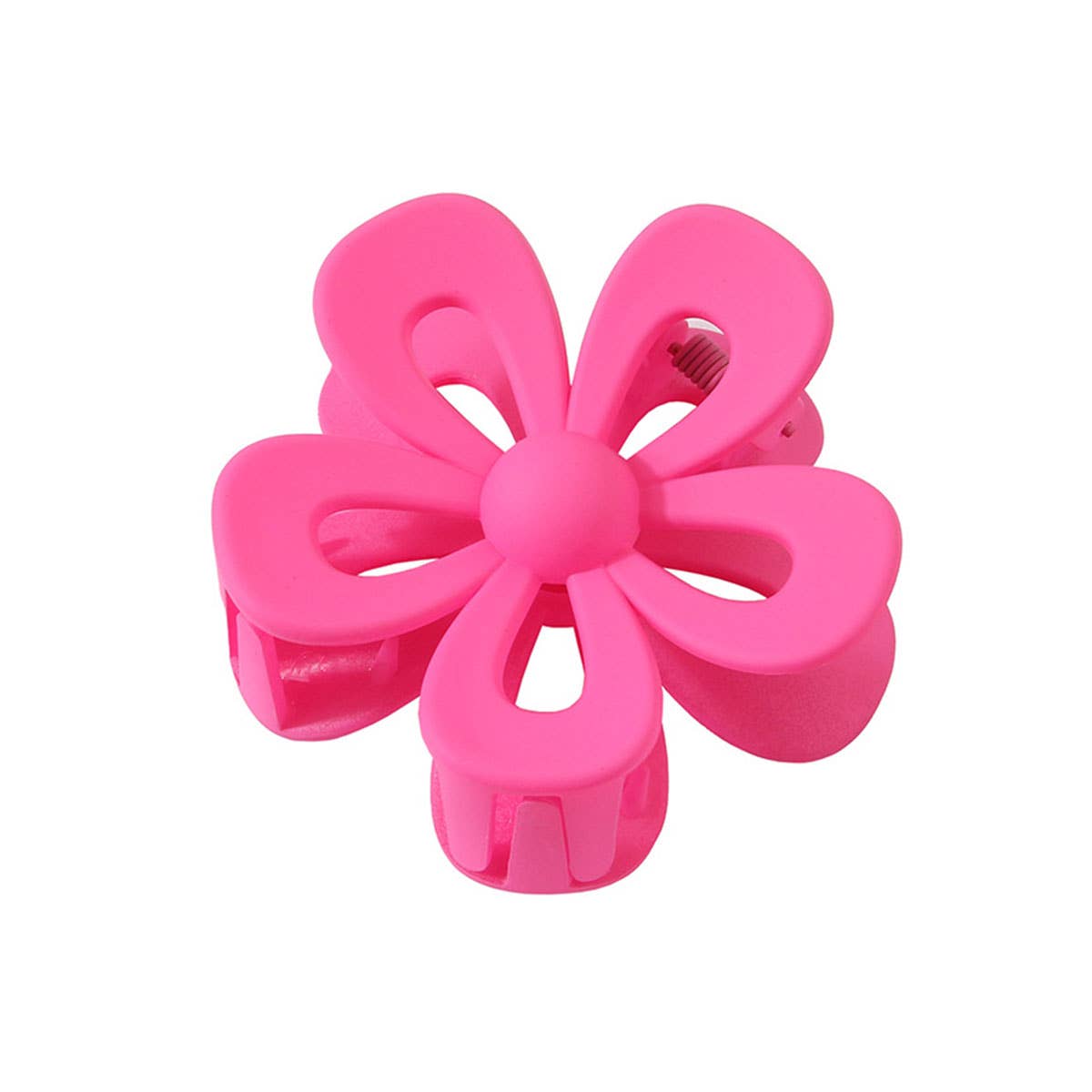 Matte Acrylic Flower Hair Claw Clip for Women_CWAHA0404