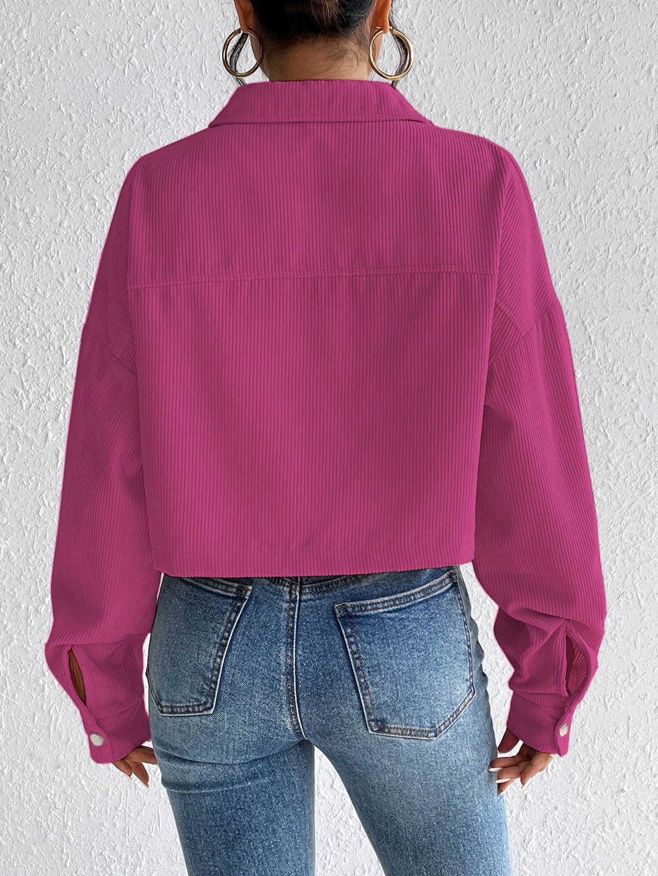 Lapel single-breasted American-style casual coat