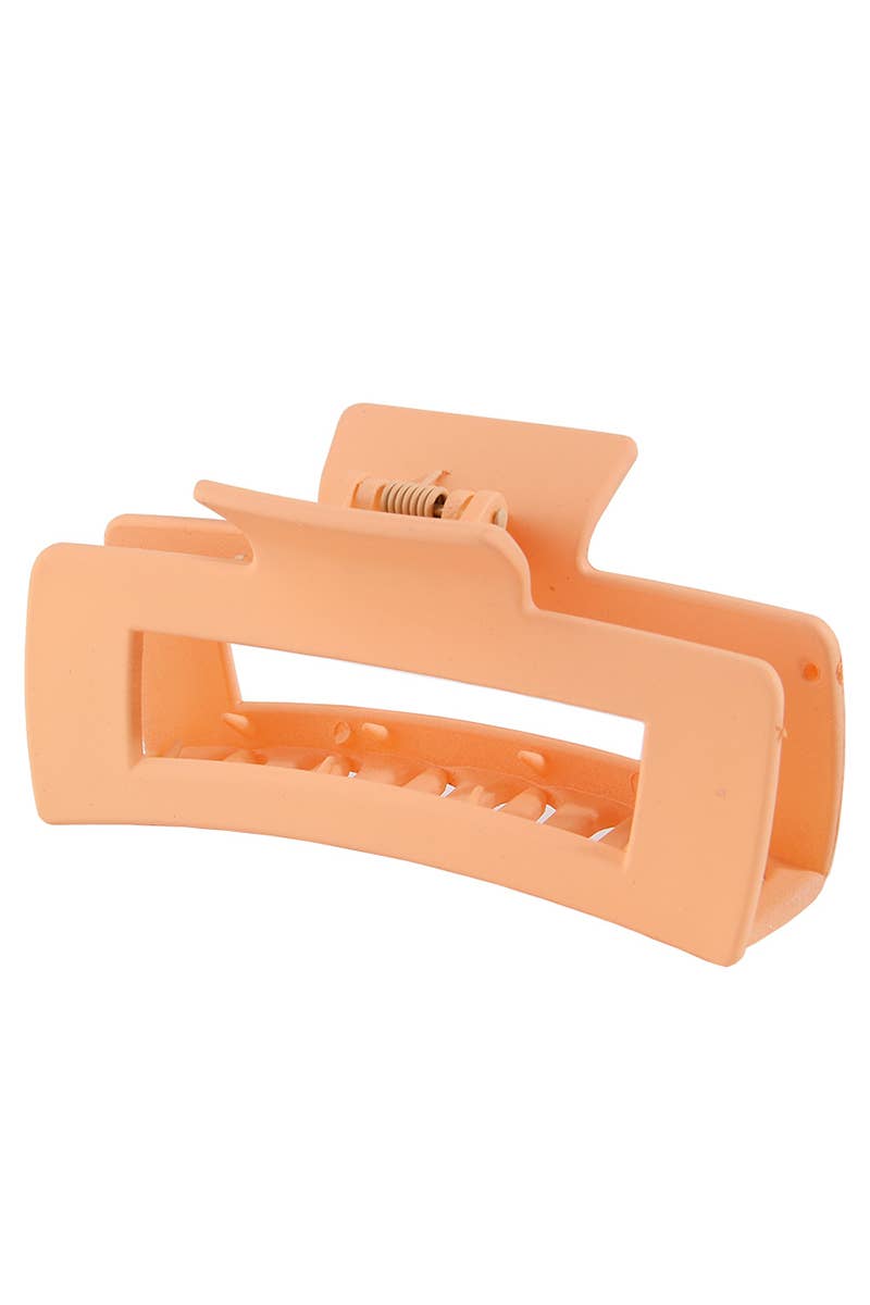 4.1 Inch Matte PS Plastic Hair Claw Clip, Wholesal_CWAHA0091