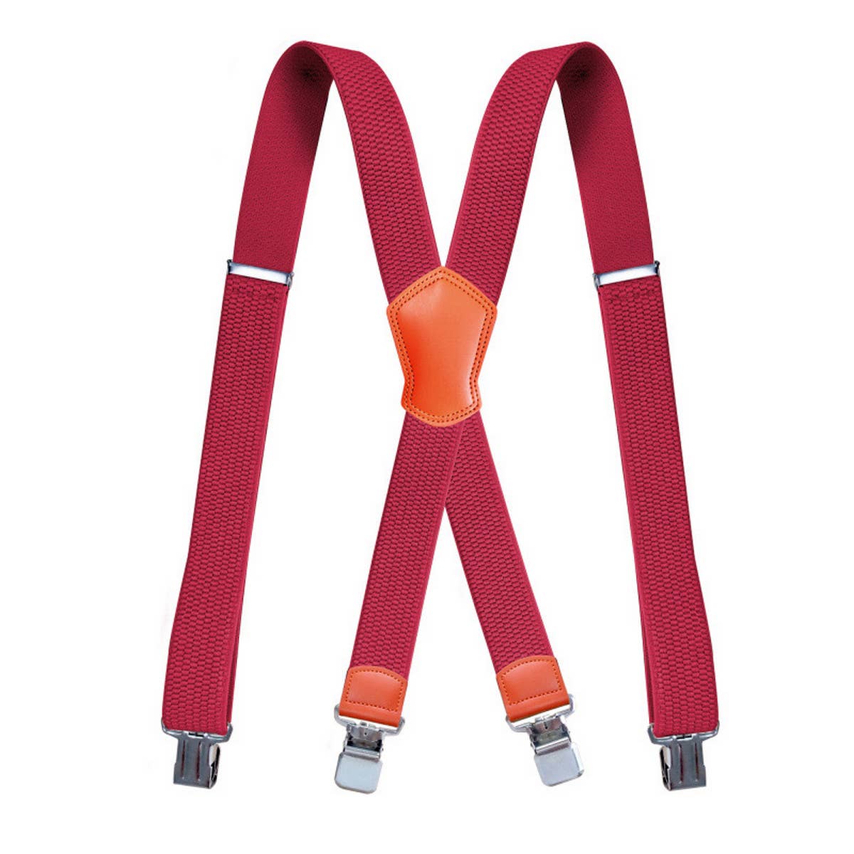 UNISEX ELASTIC X-SHAPED SUSPENDER CLIP
