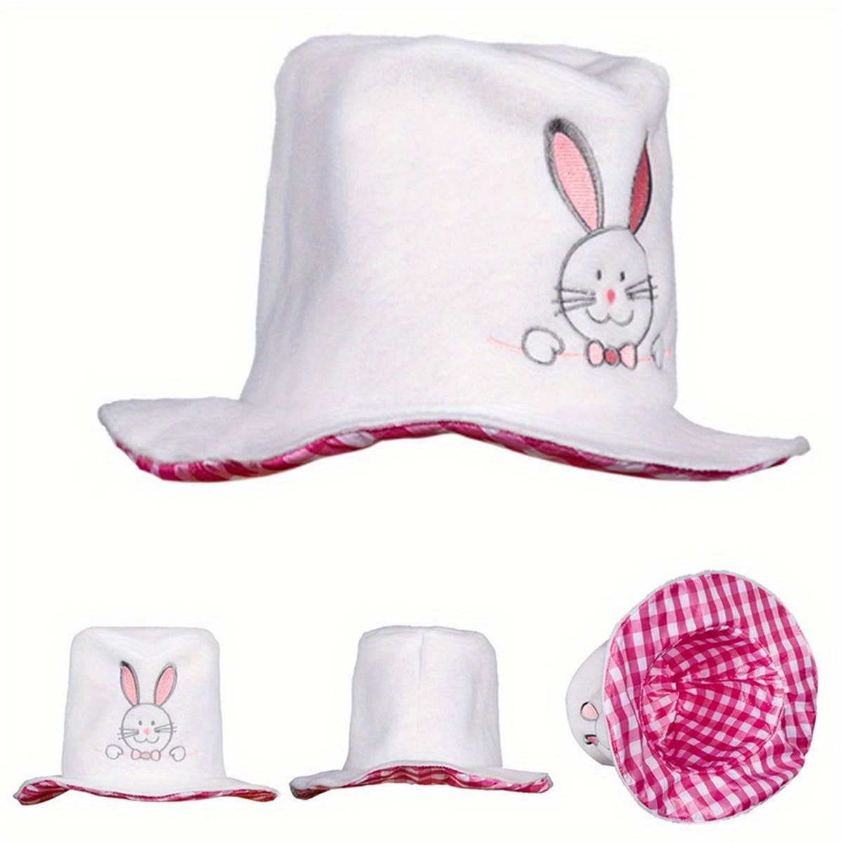 EASTER VELVET RABBIT EARS BUNNY DECORATIVE HAT_CWAH2977