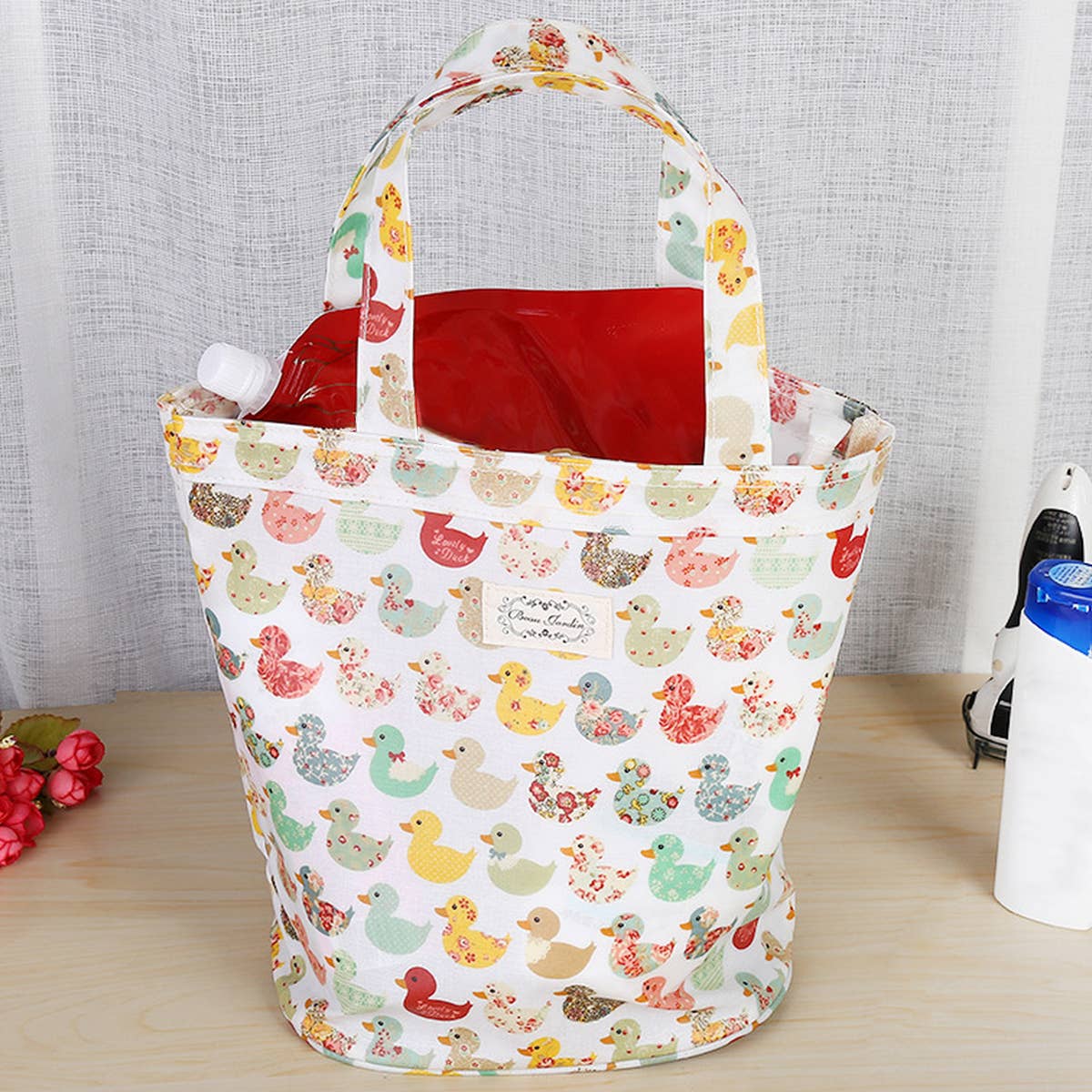 LITTLE DUCK BATH BAG PORTABLE SIMPLE HANDBAG_CUAB0198