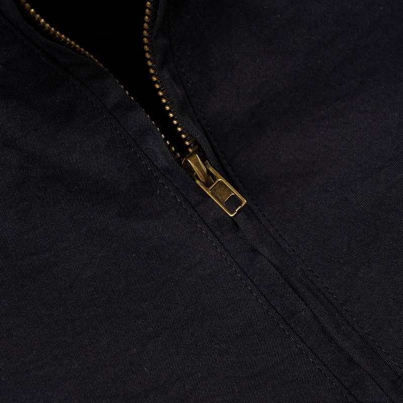 Street-style pleated casual woven jacket