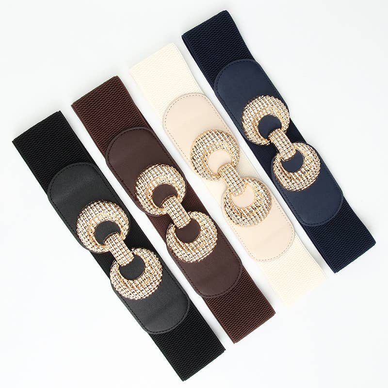 Fashionable and versatile elastic dress waistband