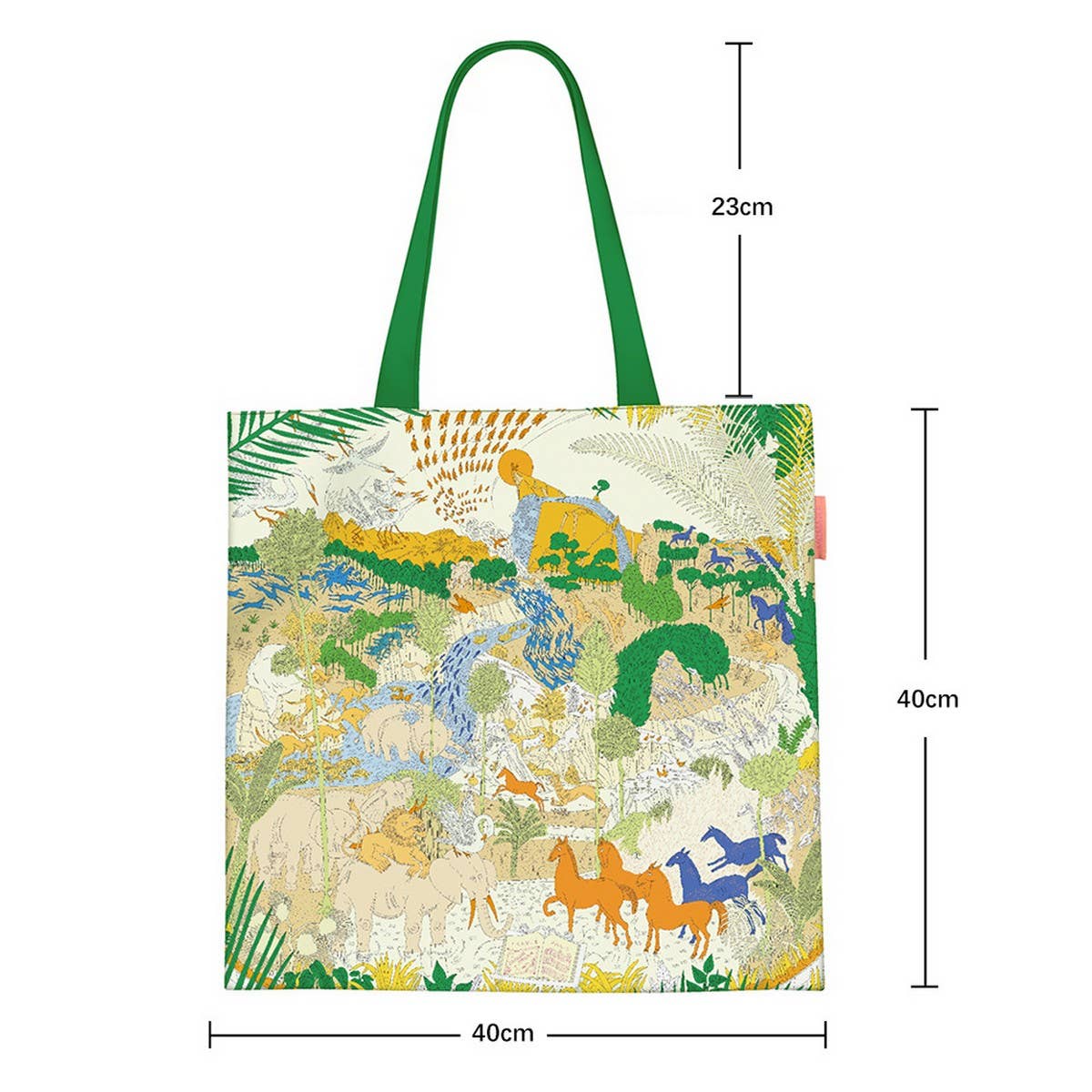 Student Canvas Tote Bag, Spacious Design_CWAB5138
