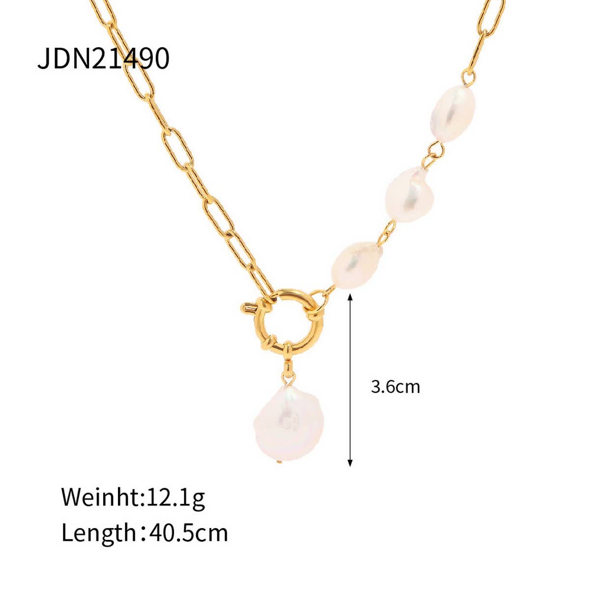 FASHIONABLE AND VERSATILE PEARL NECKLACE_CWAJE1445