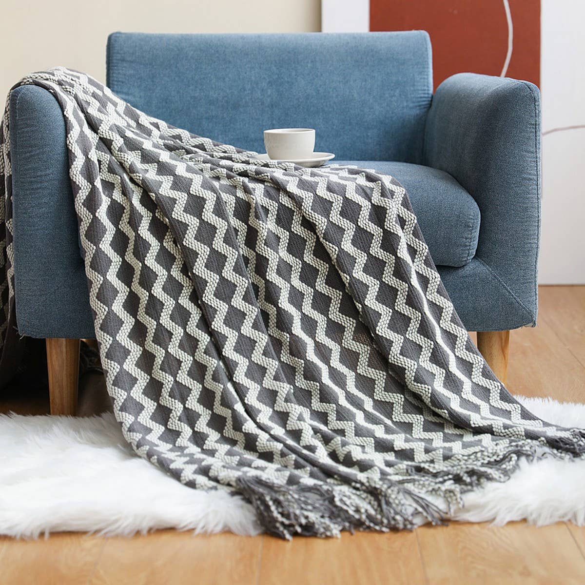 SOFT SOFA COUCH COVER DECORATIVE KNITTED BLANKET_CWMM0192