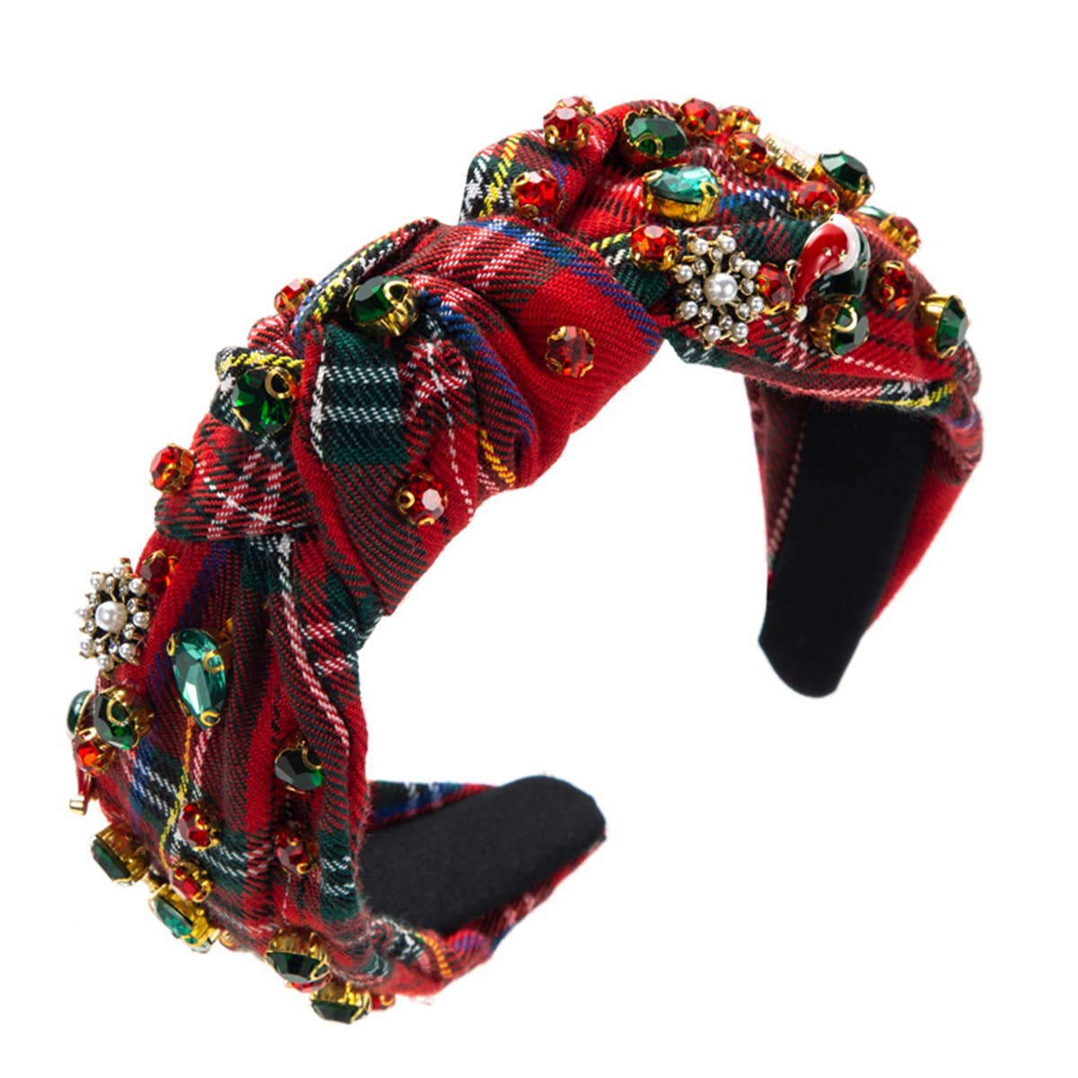 CHRISTMAS FABRIC KNOTTED CHRISTMAS HEADBAND