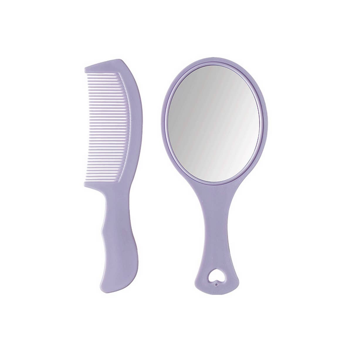 CHILDREN HANDLE 2-PIECE MIRROR COMB SET