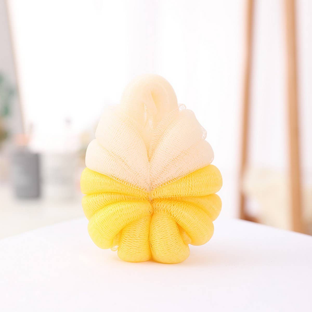 BATH POUF 50G LARGE CREATIVE TURTLE BATH FLOWERBALL_CWMM3385