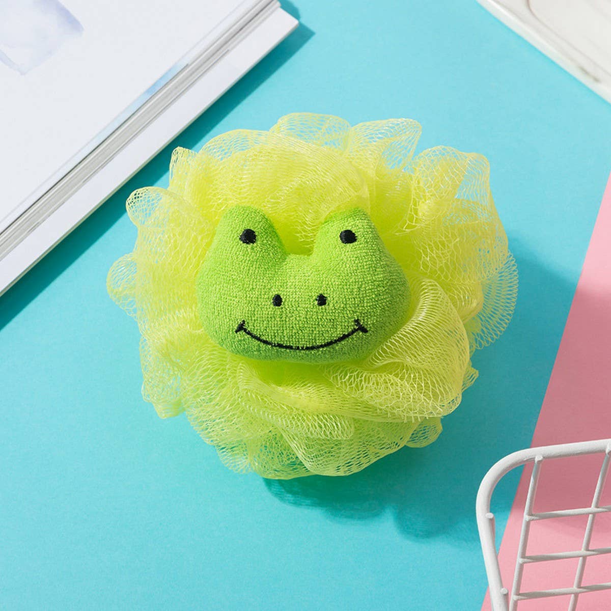 CWMM8748_CUTE DOLL SUPER CHILDREN'S BATH SPONGE BATH FLOWER