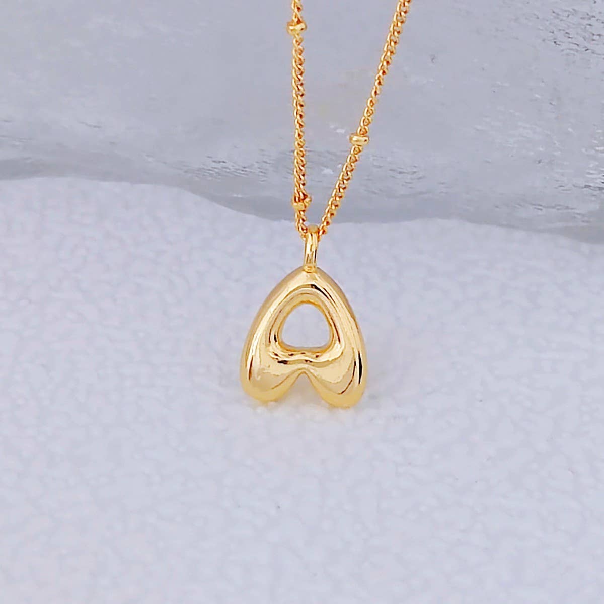 18K Gold 26 Letters Cute Hip Hop Pendant Necklace_CWMM5871