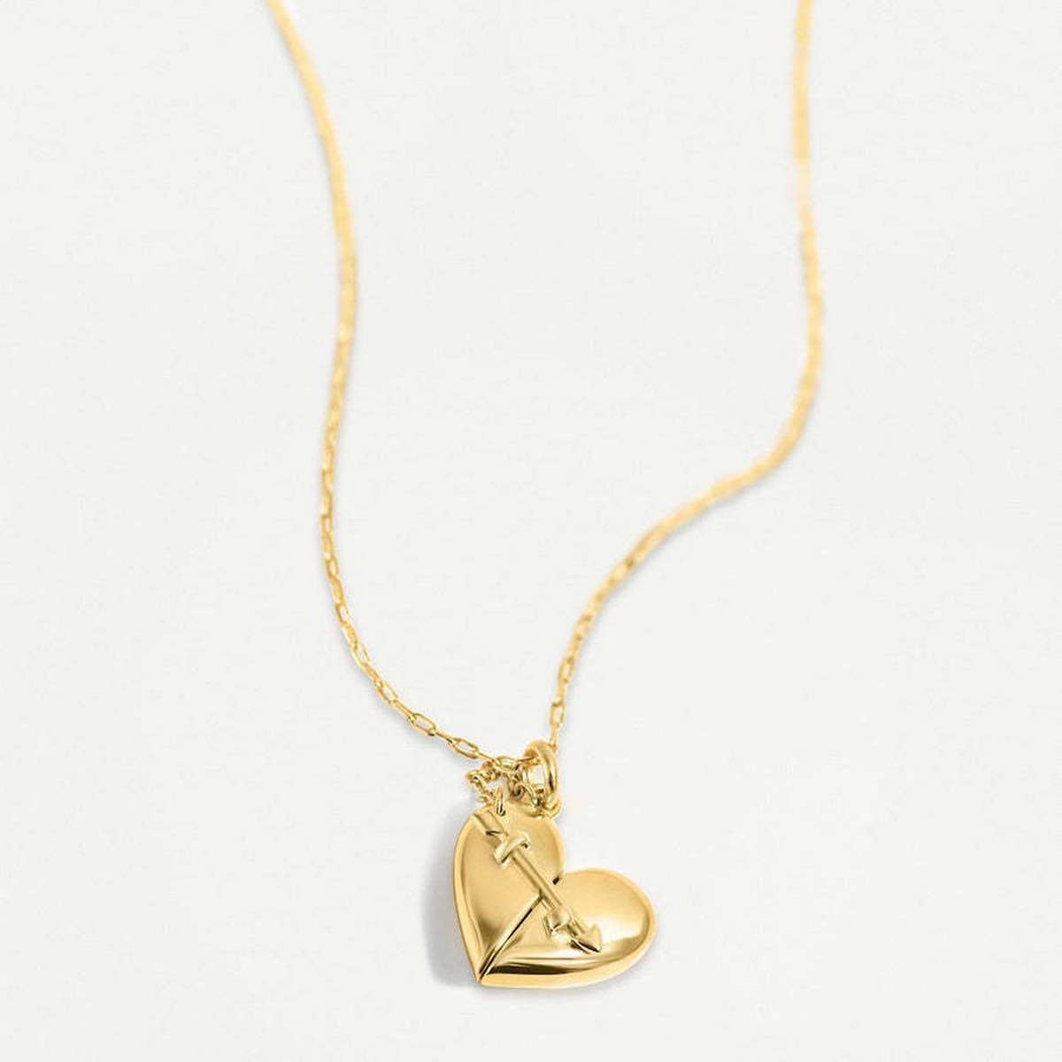 HEART-SHAPED PENDANT CLAVICLE CHAIN