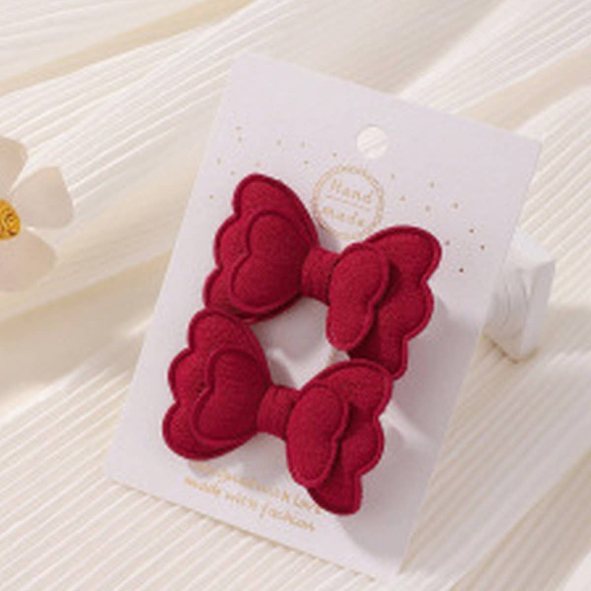 Double-Layer Butterfly Hair Clip Set for Kids