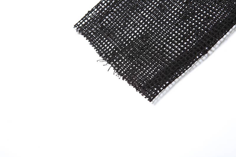 Sheer One Shoulder Mesh Long Sleeve Top