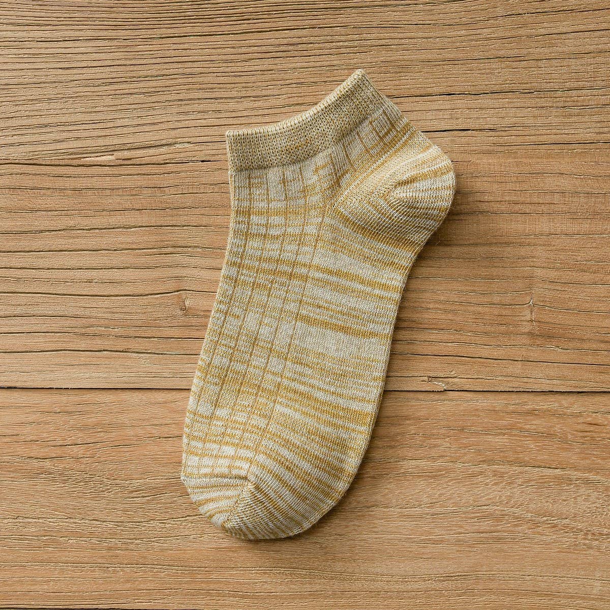 CASUAL SOLID COLOR COTTON PUMPS SOCKS_CWMS2007