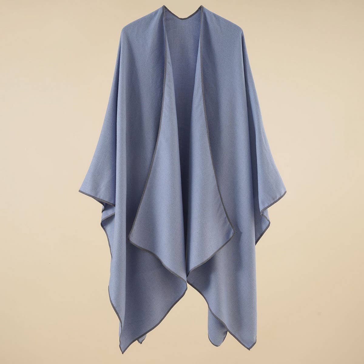 WARM CAPE SIMPLE SOLID COLOR FASHIONABLE SHAWL