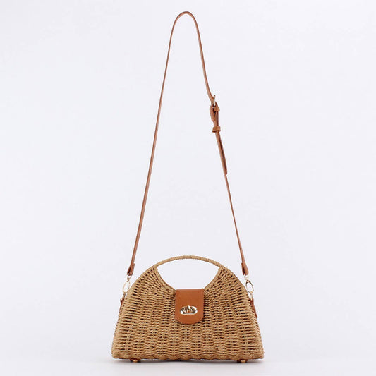 HIGH-END FASHIONABLE PAPER ROPE WOVEN BAG_CWAB4710