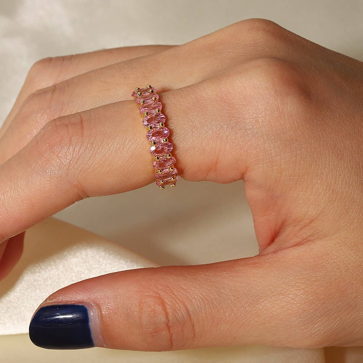 FASHIONABLE, VERSATILE AND COLOR-PROOF OPEN RING