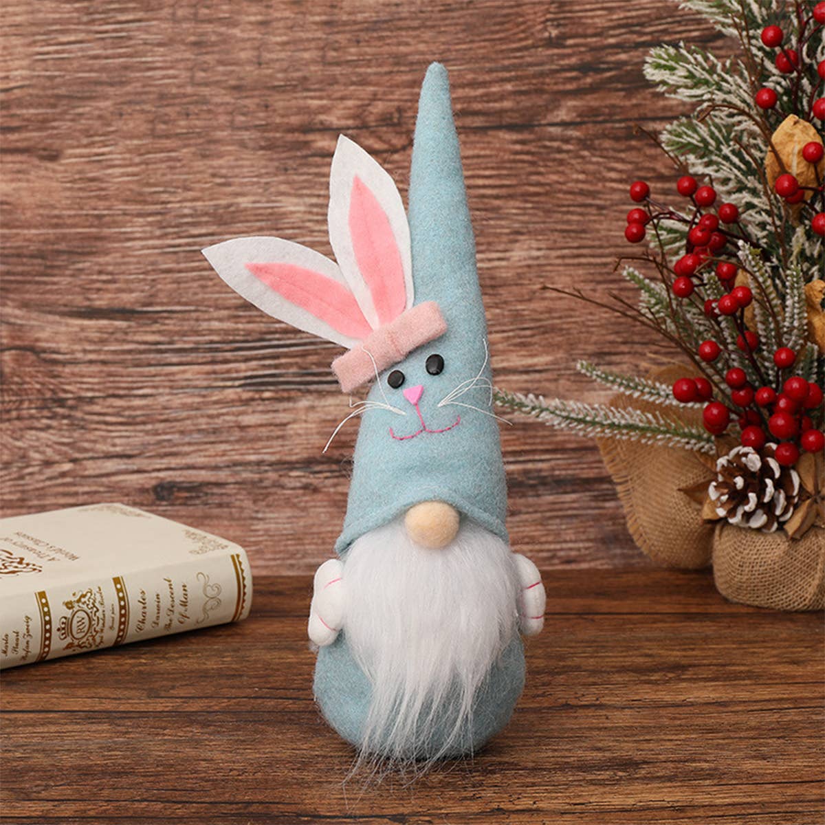 CWMM9491_EASTER CARTOON CUTE WHITE BEARD DOLL ORNAMENTS