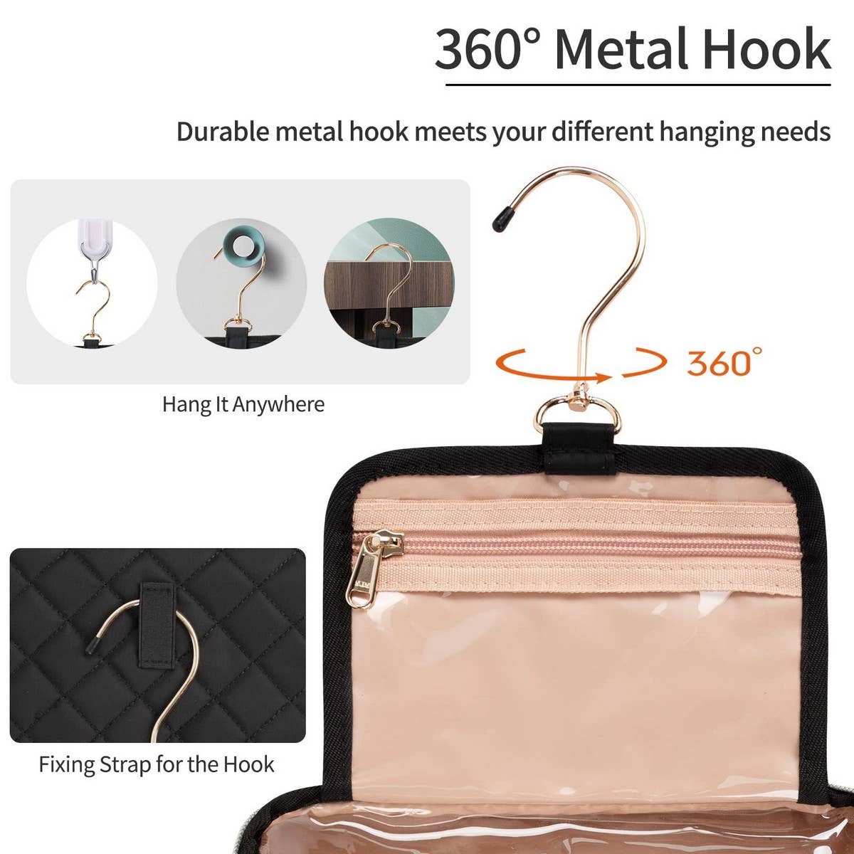 HANGING TRAVEL TOILETRY BAG COSMETIC BAG_CWAB2366