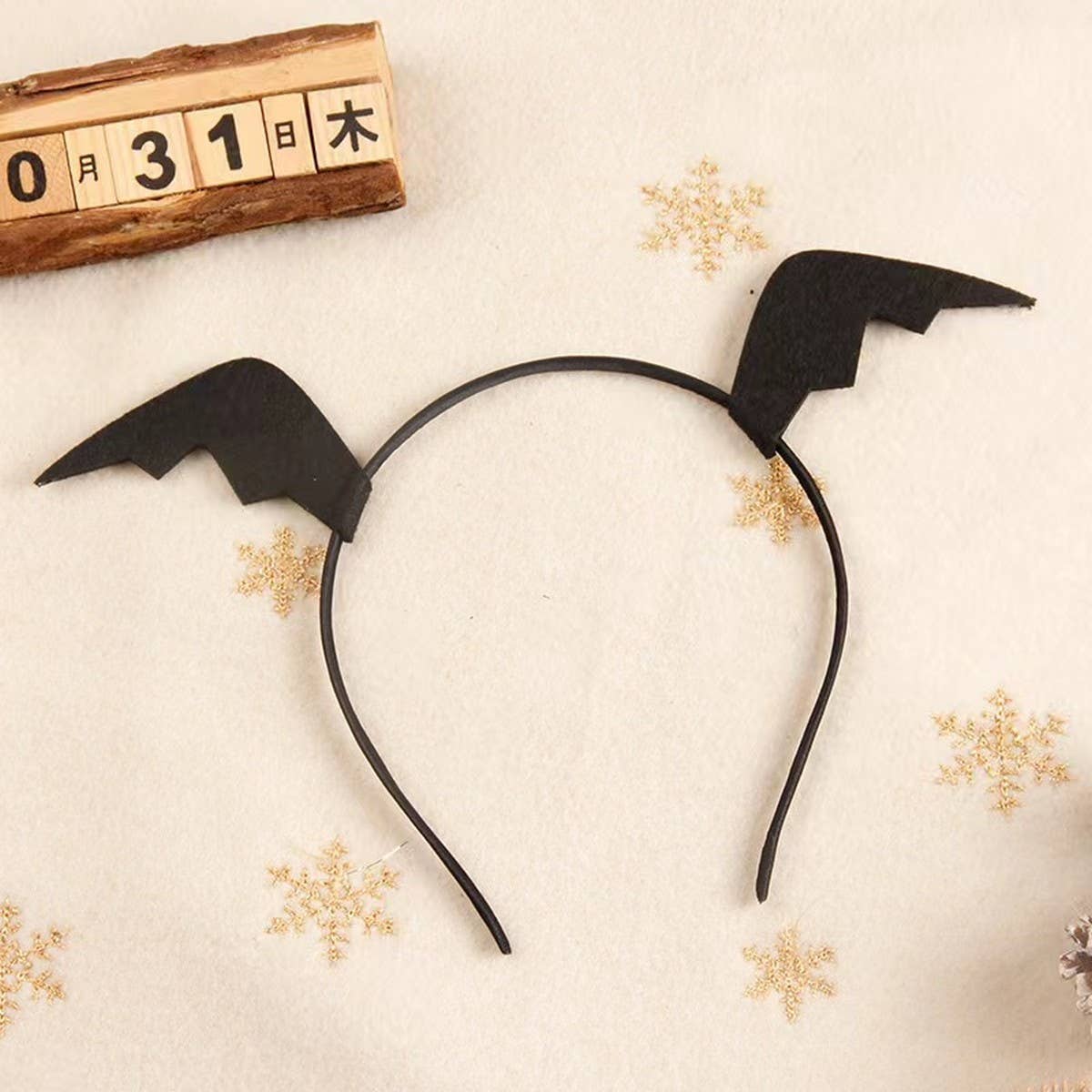 HALLOWEEN LEATHER HAIRPIN DECORATION HEADDRESS