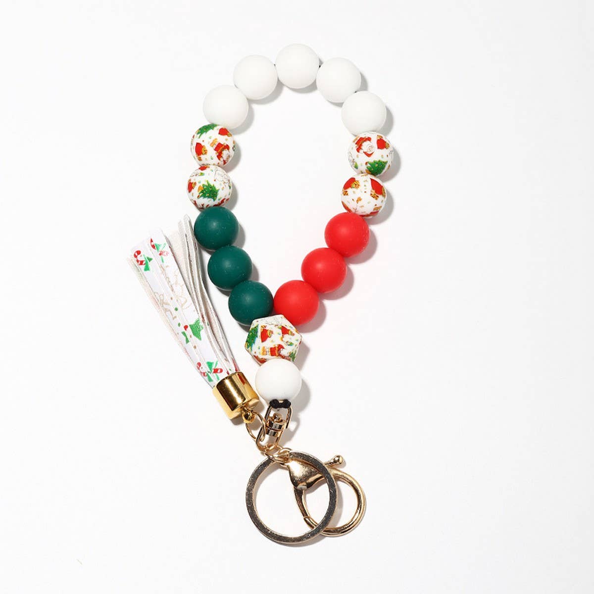 Glowinthedark Halloween Keychain Silicone Bracelet_CWAB5098