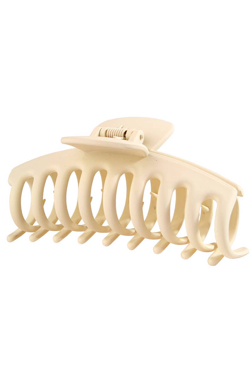 4.3" Matte PS Plastic Hair Claw Clip, Strong Hold_CWAHA0090