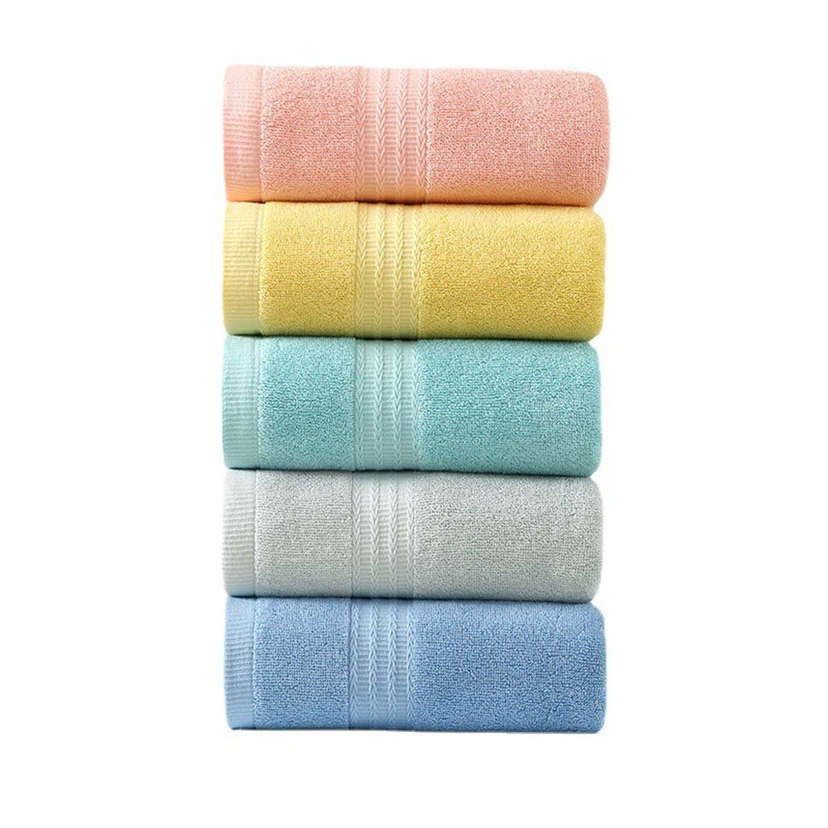 SIX-PIECE HOUSEHOLD ABSORBENT TOWEL BATH TOWEL SET_CWMM2271