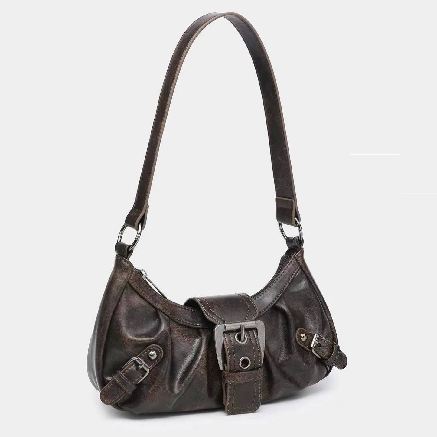 Maillard retro distressed single-shoulder bag