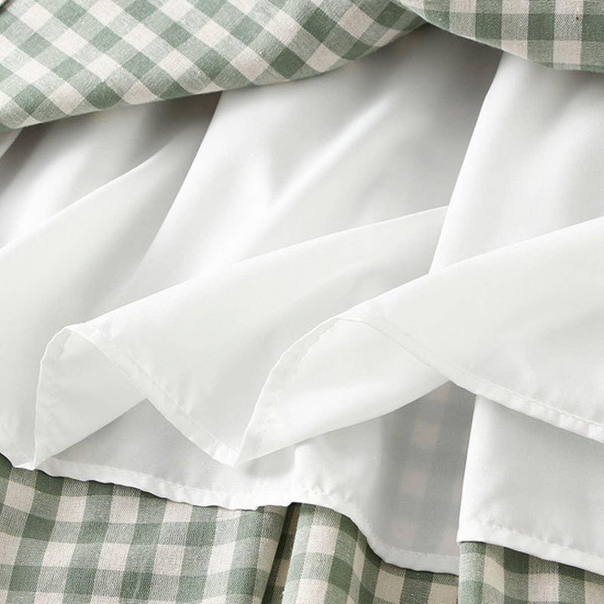 Vintage Plaid High-Waist A-Line Flared Skirt