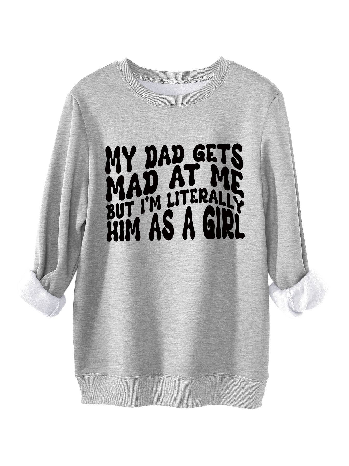 Fashionable letter printed thickened warm hoodie