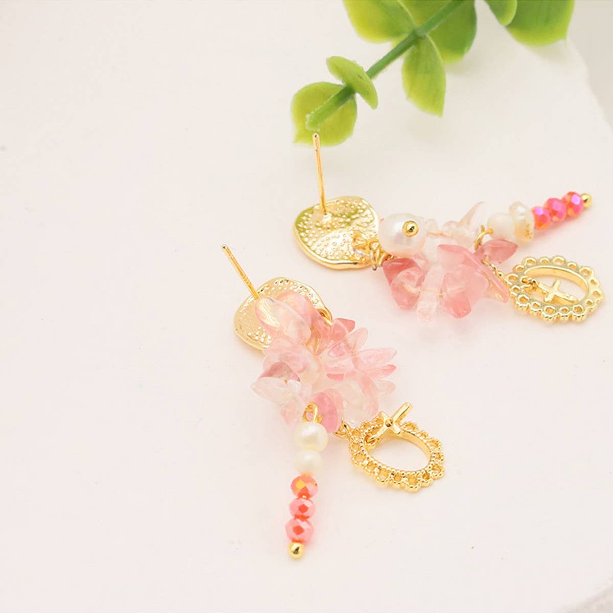 NEW NATURAL FRESHWATER CUTE PEARL EARRINGS