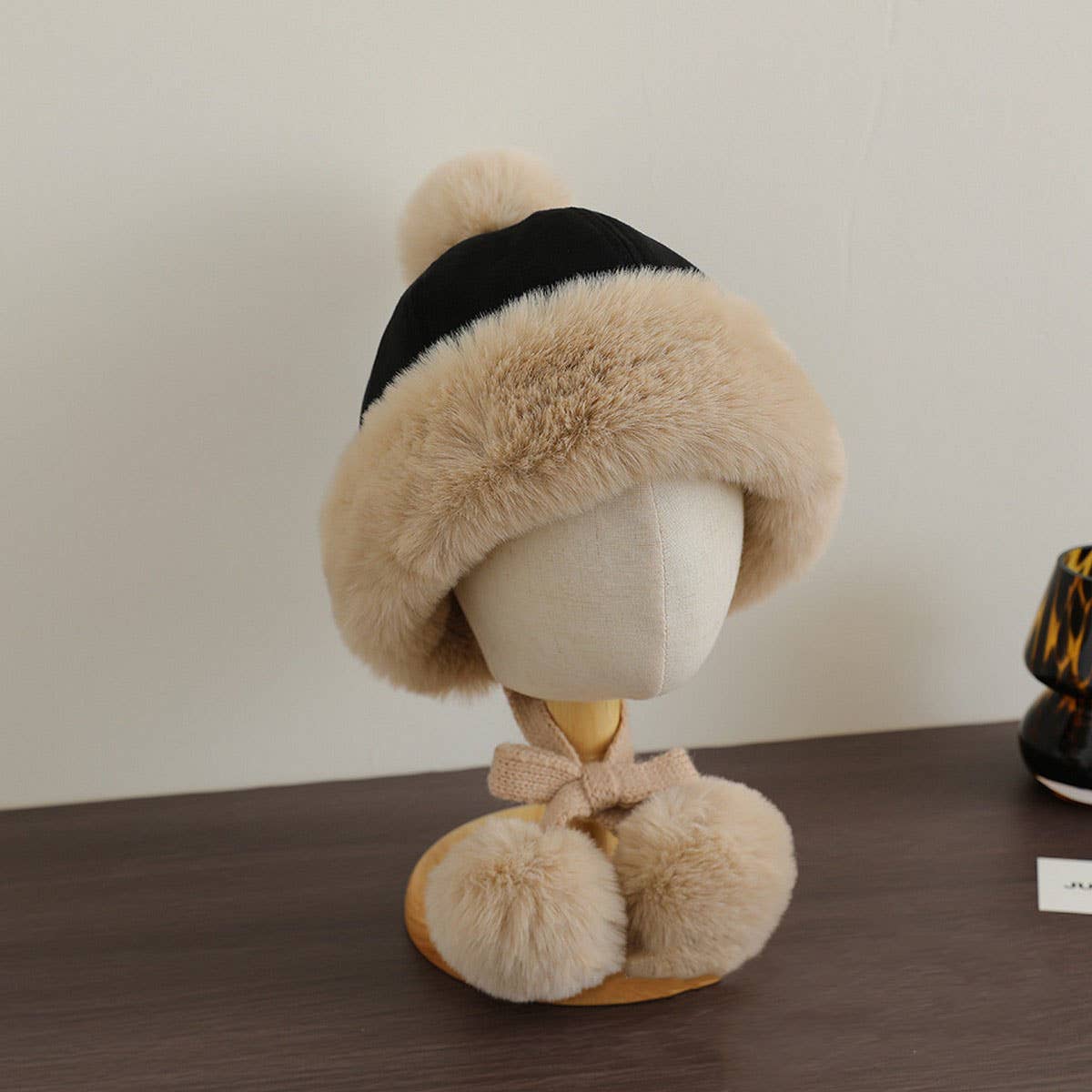 Kids Suede Trapper Hat ? Warm Winter Earflap Cap_CWAH2936