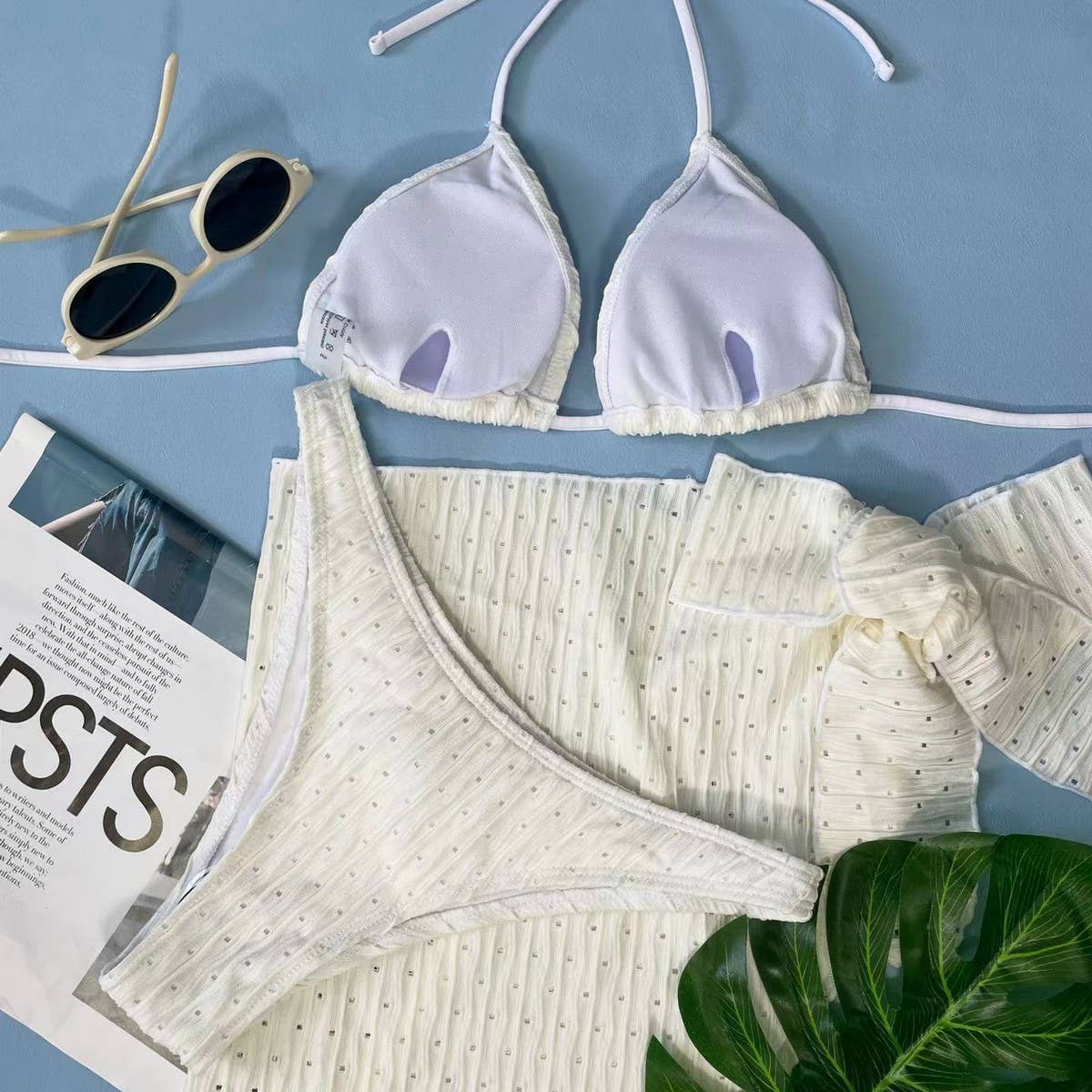 Sexy Backless Bikini Swimwear for Women 3/Set ??