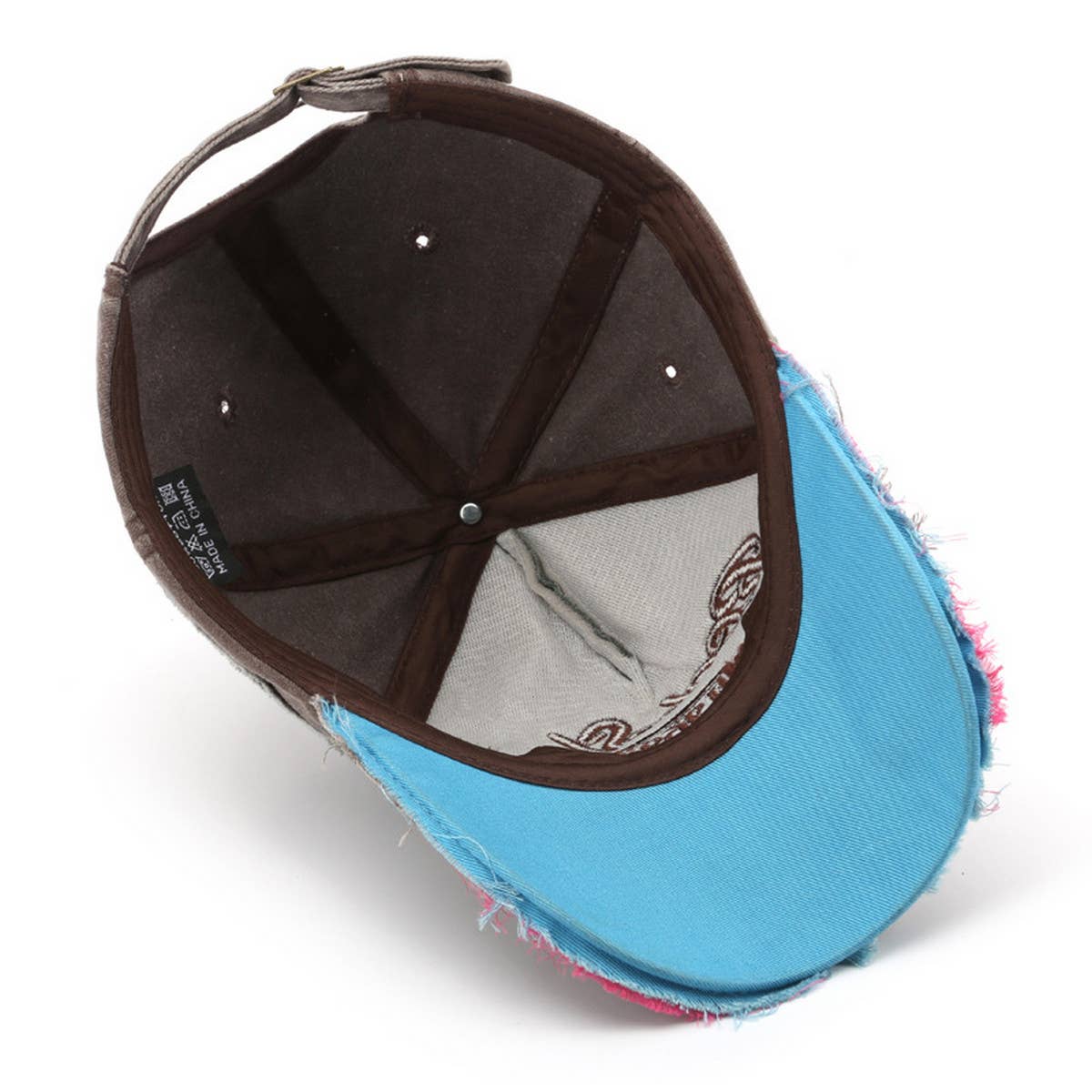 CWAH3221_VINTAGE WASHED OLD BASEBALL CAP WITH HOLES